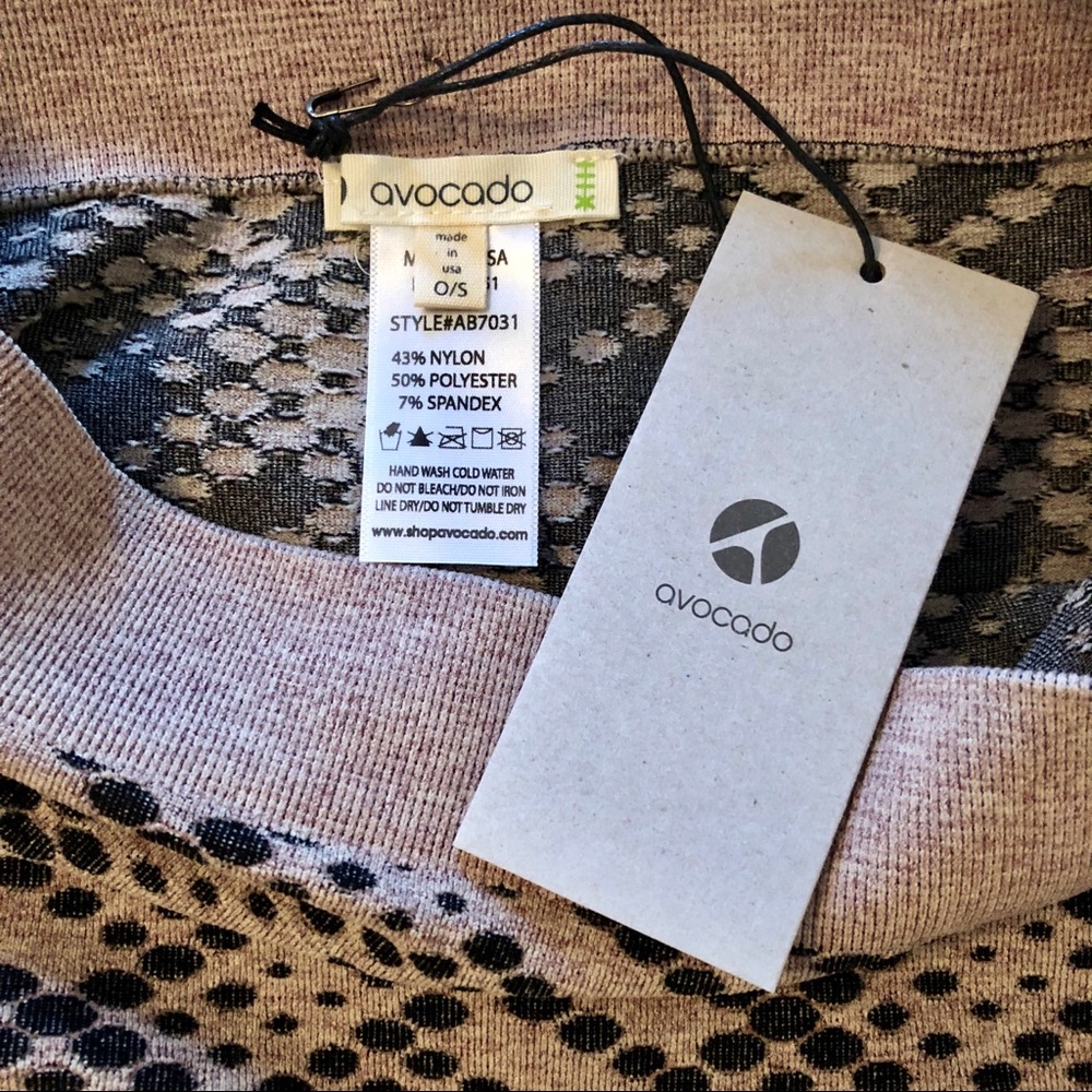 1 LEFT❗️Avocado Stretchy Tan & Black Leggings OSFM - Picture 5 of 6